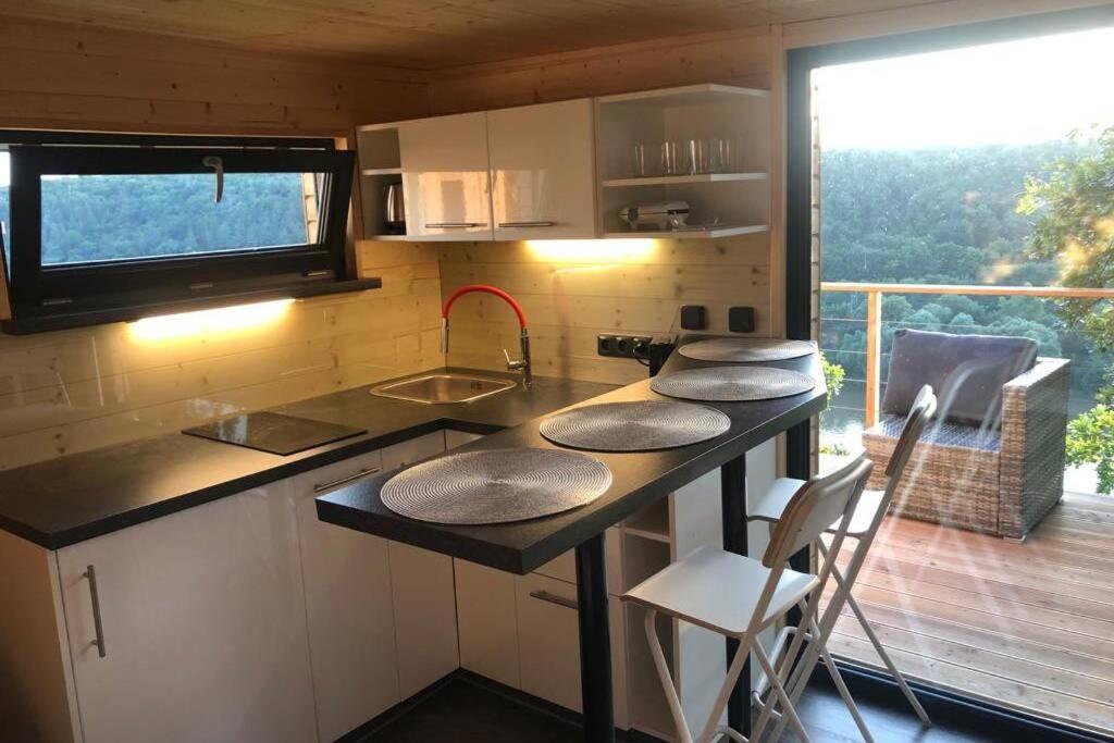 Chatka C Vyhlídka nad řekou Zdiby Exterior foto