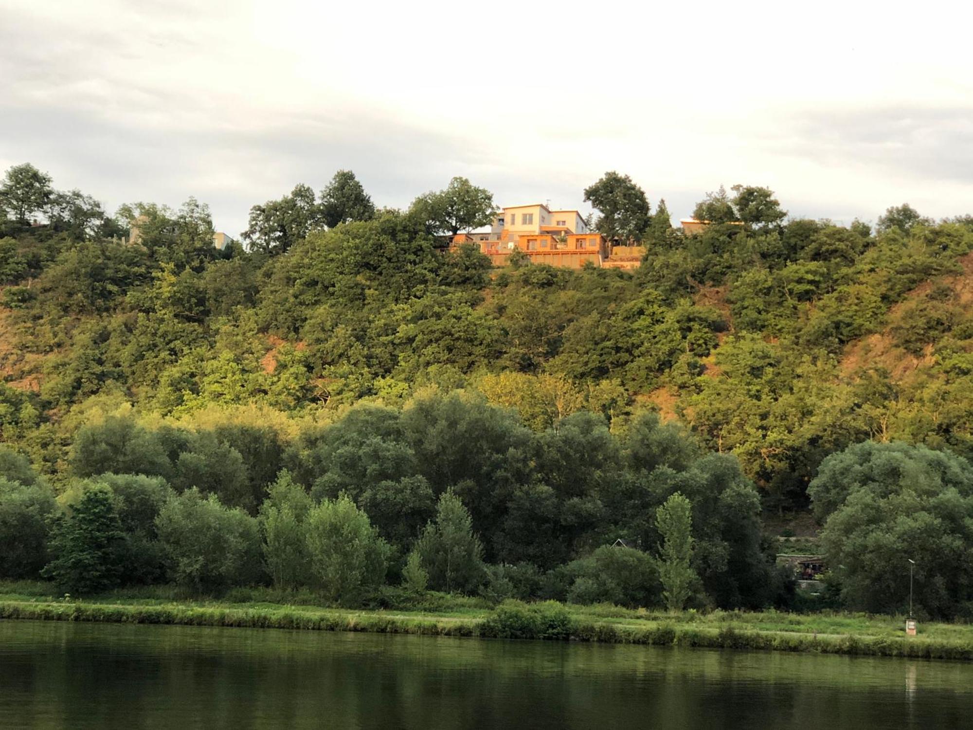 Chatka C Vyhlídka nad řekou Zdiby Exterior foto